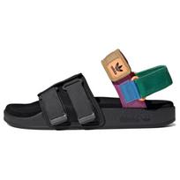 Adidas Adilette Basutės 4.0 'Juoda Ryškiai Žalia' H03417 47