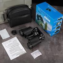 Junyi 8x30 HD dengti klasikiniai žiūronai juoda