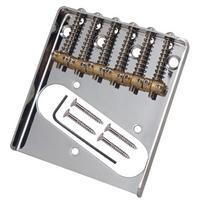 6 Strings Electric Guitar Bridge Saddle for Electric Guitar with 4 Mount Screws and Wrench Electric Guitar Bridge Set 1