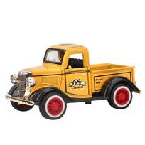 1/36 Pikapo Žaislas Pikapo Žaislas Garsas Šviesa Sunkvežimio Modelis Žaislinis Automobilis Berniukams Vaikams Mergaitėms Namams 1/36-Size:11*5.7*5cm geltona