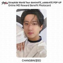 „Stray Kids“ pasaulinis turas „DominATE_celebrATE“ internetinė MD apdovanojimo išmokų nuotrauka KPOP Changbin