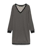 Vero Moda moteriška suknelė 10335228*01, juodas/baltas