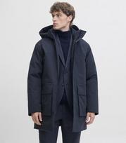 Jack & Jones Vyriška parka, 200 g 12280904*02, tamsiai mėlyna