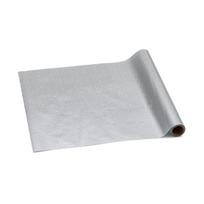 Sidabrinis stalo takelis – dekoratyvinis stalo takelis šventėms (36 cm x 3 m)
