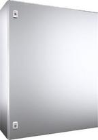 AX Compact enclosure, WHD: 800x1000x300 mm, stainless steel 1.4301, with mounting plate, single-door, with two cam locks 1016000 | 4028177815025