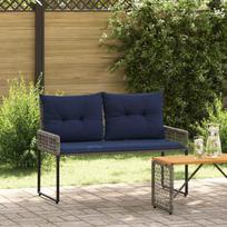 Lauko suolas Pilkas ir tamsiai mėlynas 118 x 55 x 82 cm