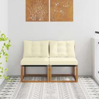 2 Vienetas Lauko vidurinė sofa
