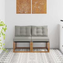 2 Vienetas Lauko vidurinė sofa