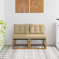 2 Vienetas Lauko vidurinė sofa