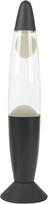 iTotal - Color-changing LED Lava Lamp - Black Base and White Wax (XL2678)