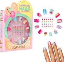 Topmodel - Artificial Nails And Deco Stone Set - CANDY GLAM