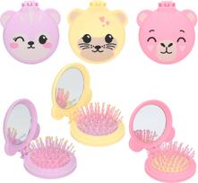 Topmodel - Folding Hairbrush with Mirror