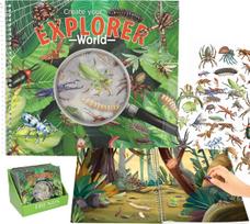 Trend - Explorer Stickerworld With Relief Stickers (0413599)