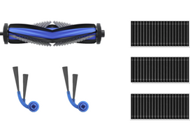 Ecovacs DKT060214 Service Kit for DEEBOT T80 Family, 1x Anti-Tangle Main Brush, 2 Anti-Tangle Side Brushes, 3x Antibacterial Fil