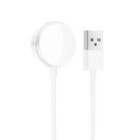 Išmanusis laikrodis iWear CH3 universalus USB 1m maitinimo laidas išmaniajam laikrodžiui 3.5W belaidis įkrovimo kilimėlis baltas
