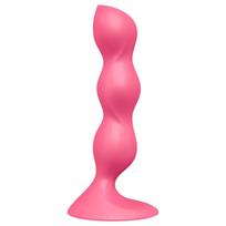 Satisfyer Triple Ball-R - analinis vibratorius su rutuliukais - rožinis