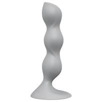 Satisfyer Triple Ball-R - analinis kamuoliukų dildo - pilkas