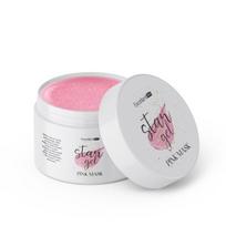 Polygel Excellent Pro Star Gel Pink Mask pieniškai rožinis su auksiniu blizgesiu 50 g