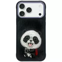 Nimmy Big-Eyed Pet 2.0 Panda iPhone 17 Pro Case, Black