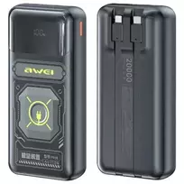 AWEI P99K external battery (power bank) | 20000 mAh | 22.5W | USB-C, Lightning, USB-A | black