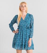 Hailys moteriška suknelė ROMINA KL*3187, mėlyna/smėlio spalvos, XXL