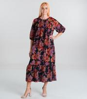 Vero Moda moteriška suknelė 10304605*01, juodas/violetinė