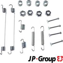 Būgninių stabdžių kaladėlių priedų komplektas JP GROUP 4363952310