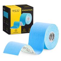 Kineziologinė juosta teipas kinesio tape 4FIZJO 5x5 m šviesiai mėlyna - sportinė juosta