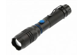 GTV žibintuvėlis su įmontuotu akomuliatoriumi 2000mAh, 8W, 800lm, 6400K, IP20, juodas
