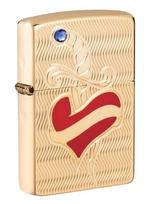 Žiebtuvėlis Zippo 49303 Armor™ Heart and Sword Design