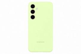 Mob. telefono dėkliukas Samsung Galaxy S24+ Light Green silicone