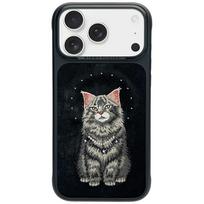Nimmy Lucky Fashion Cat MagSafe dėklas iPhone 17 Pro Max - juodas