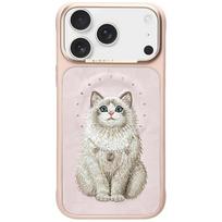 Nimmy Lucky Fashion Cat MagSafe dėklas iPhone 17 Pro Max - rožinis