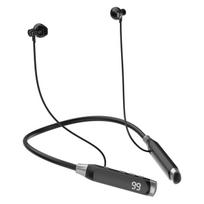 U5 Max "bluetooth" Belaidės Ausinės Su Juosta Ant Kaklo - Juodos Spalvos