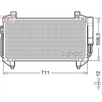 Oro kondicionieriaus kondensatorius DENSO DCN45011