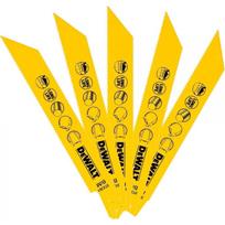 Atbulinio pjūklo geležtė DEWALT 152mm 14TPI Bi-Metal Blades 5pcs