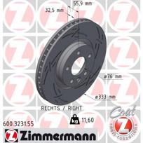 Stabdžių diskas ZIMMERMANN 600.3231.55