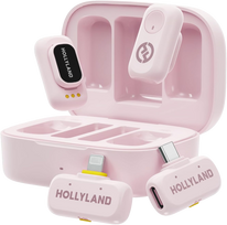 Hollyland LARK A1 Combo Cloud Pink, with USB-C+ Lightning