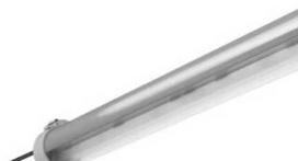 Solar Plus STRONGERTUBE G2 ZB 43W 6500LM 4000K IK10, IP66/69 Akrilinis korpusas, tiekiamas su 3 m laidu ir nerūdijančio plieno tvirtinimo elementais.
