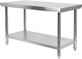 Yato Nerūdijančio plieno darbo stalas 1600x600x850 mm, su lentyna, centrinis stalas