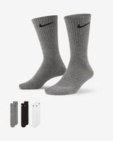 Nike vaikiškos kojinės, 3 poros Everday Dri-Fit SX7676*964, juodas/baltas