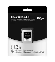 Atminties kortelė - Wise 1.3TB CFexpress 4.0 Type B PRO Mk II 3700/3600MB/s