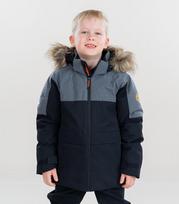 Icepeak vaikiška striukė 300g Kenner 50009-4*990, juodas/pilka, 128 cm