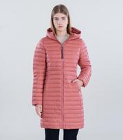 Moteriškas pūkinis paltas Luhta 140g 34468-4*645, pilkai rožinė, 36