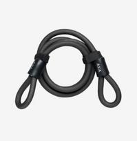 Dviračio užraktas Axa Double Loop, 10x120mm, juodas