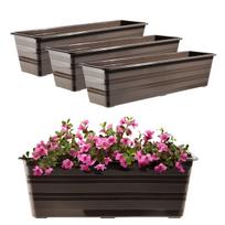 KADAX balkono gėlių vazonas Gėlių vazonas didelis 60 cm gėlių paketas 3 gėlių stovai