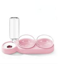 Pet Dogs Cats Double Bowls Food Water Feeder Container Dispenser for Dogs Cats Drinking Bowl balta