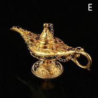 Aladino lempa Darbalaukio amatai Ornamentas Metalo amatai Dievo lempa Linkėjimų lempa Vintažinė namų puošmena Šventinė dovana beige