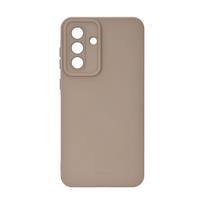 ONSALA Back cover in silicone with a soft-touch finish, made from recycled materials for a Samsung Galaxy A57 5G – Summer Sand color