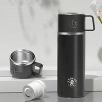316 nerūdijančio plieno vakuuminė kolba su dangteliu geriamajam puodeliui vyriško ir moteriško vandens butelio didelės talpos vakuuminės kolbos izoliacinis puodelis 500ml balta